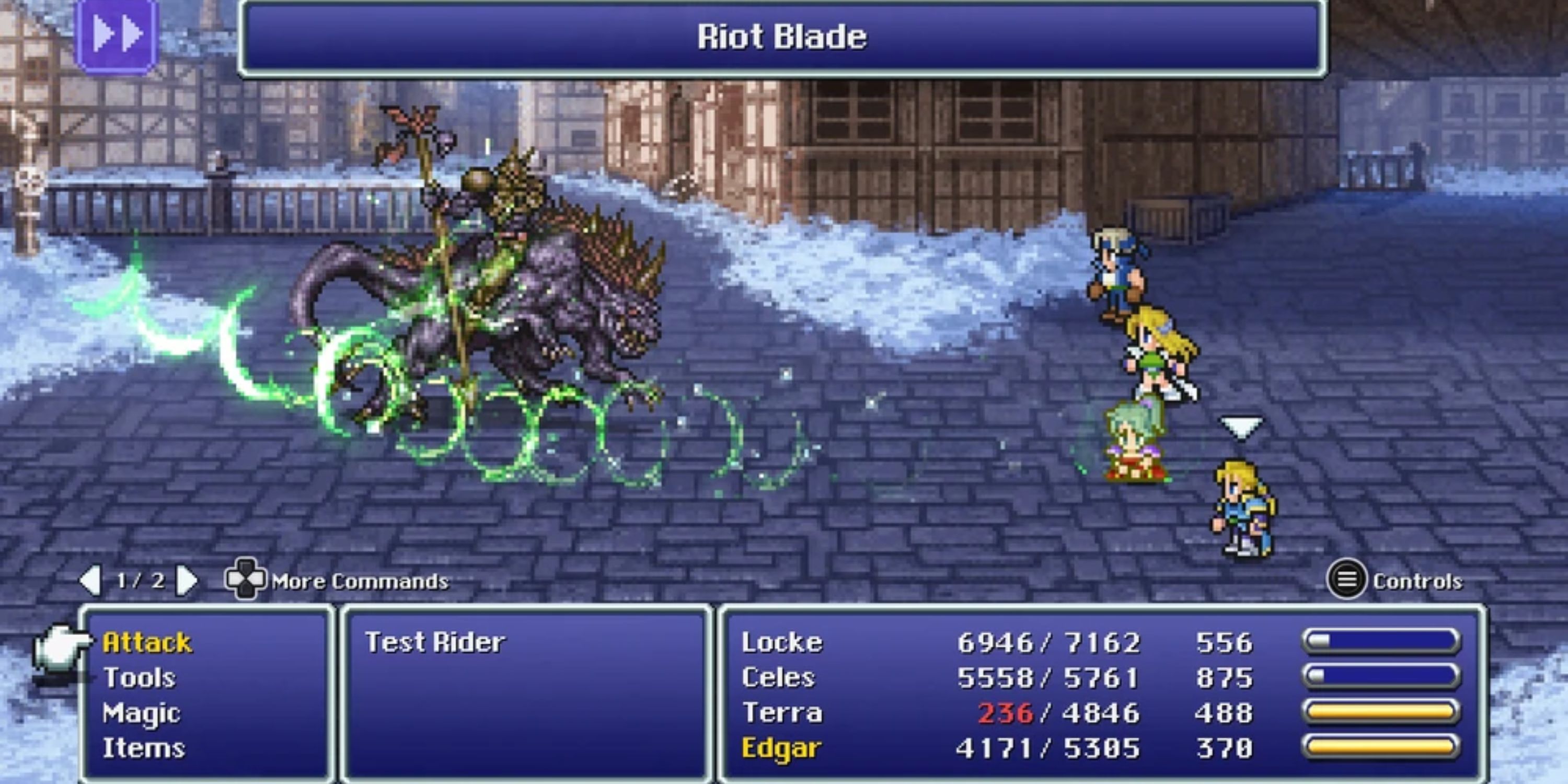 Desperation Attack in Final Fantasy 6