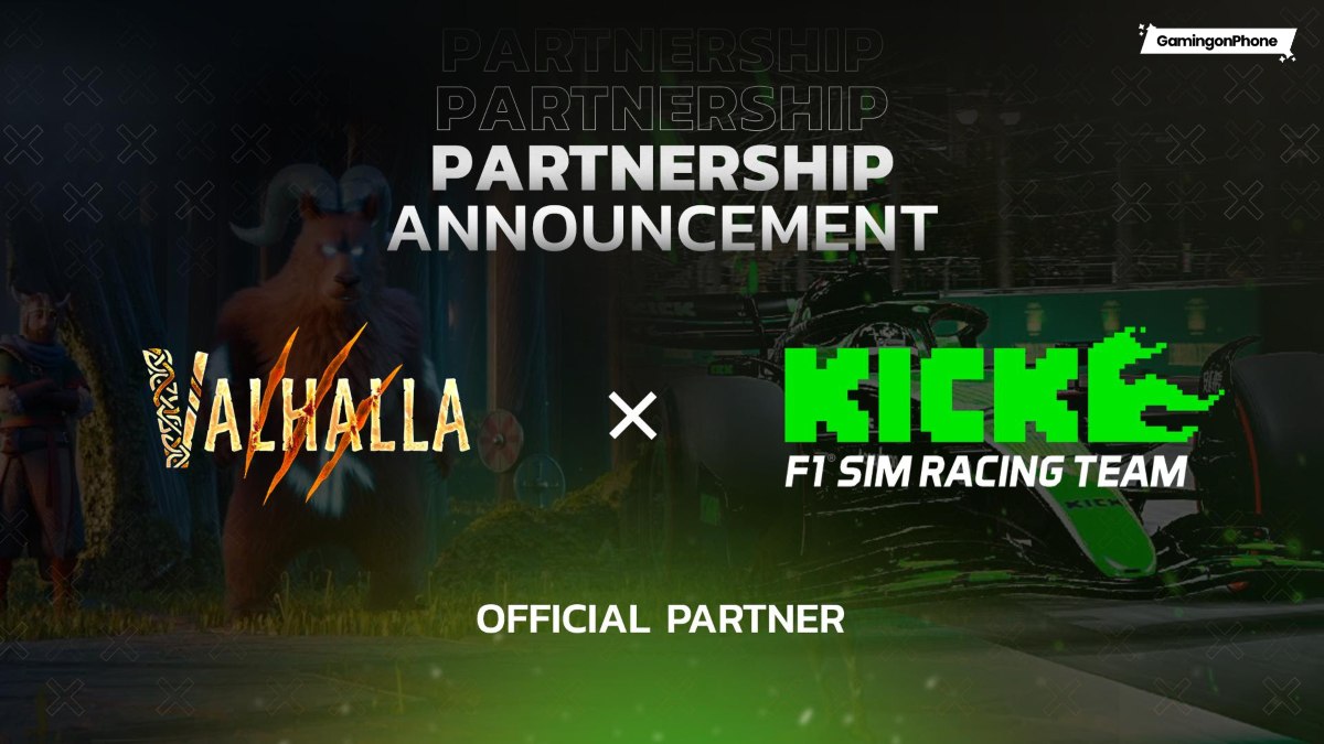 Floki collaboration Valhalla Kick F1 Sim Racing Team