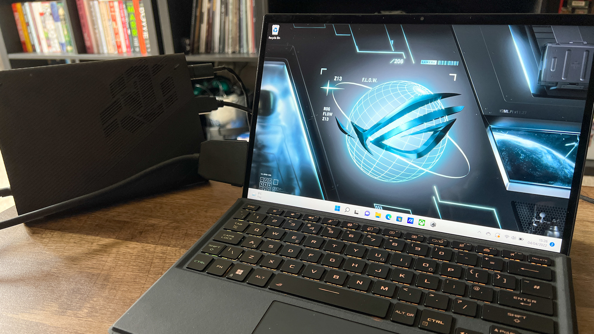 Asus ROG Flow Z13 with ROG XG Mobile