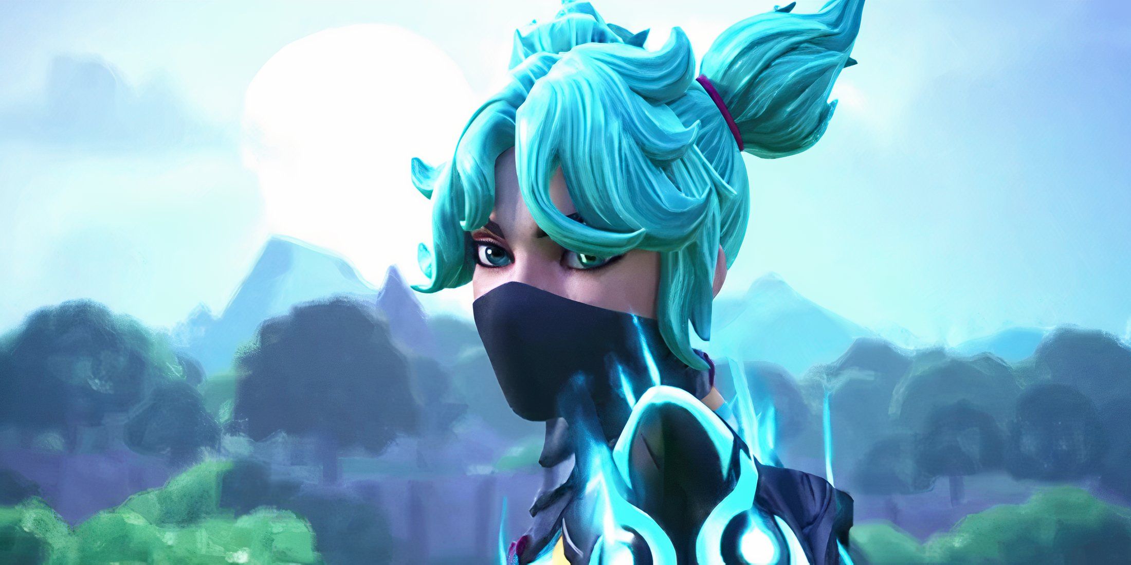 Fortnite Chapter 6 Season 1 blue haired skin-1