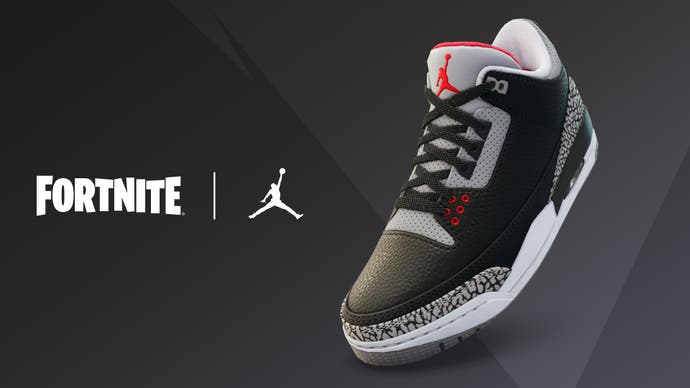 Air Jordan 3 ‘Black Cement-Gray’ - 1,000 V-Bucks