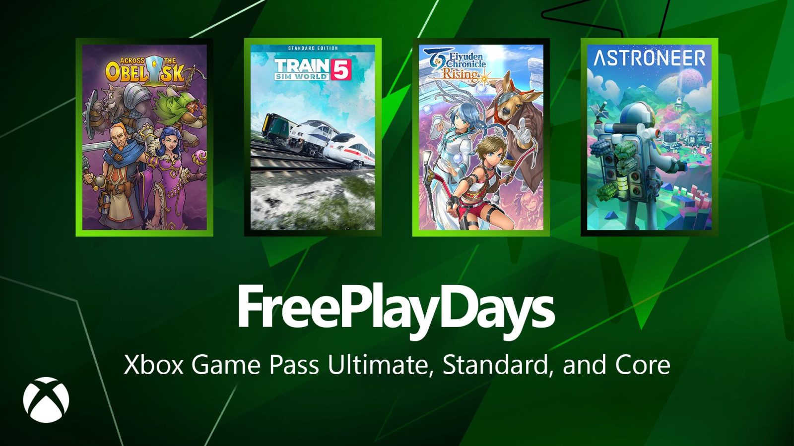 Free Play Days – Across the Obelisk, Train Sim World 5, Eiyuden Chronicle: Rising and Astroneer