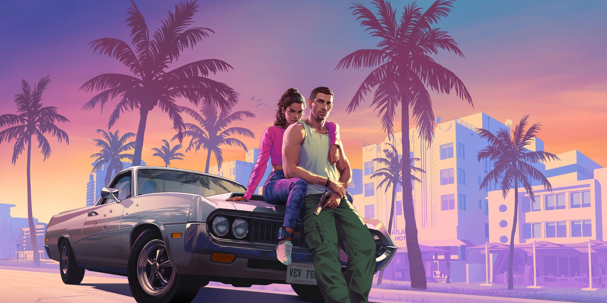 Grand Theft Auto 6's Key Art.