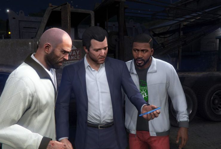 Trevor, Michael, and Franklin in GTA 5