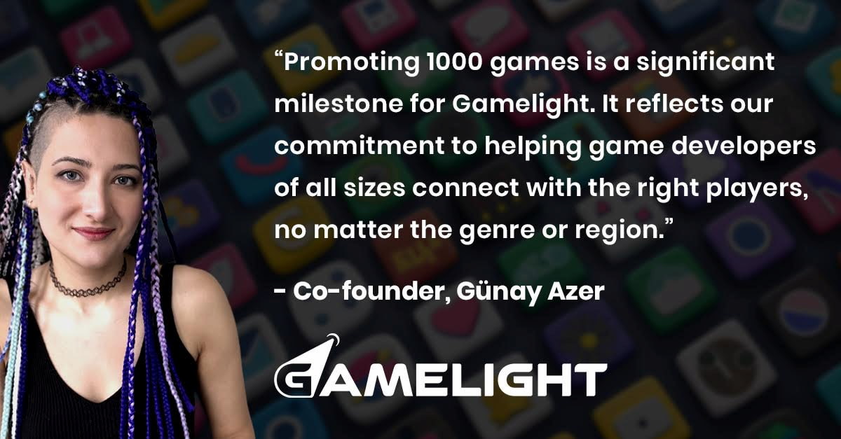 Gamelight 1000 apps Gunay Azer quote