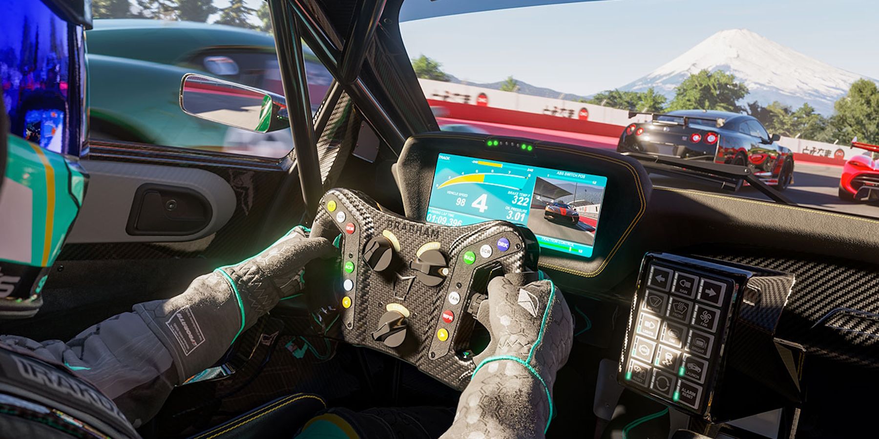 Forza Motorsport cockpit screenshot