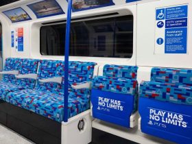 Here's how PlayStation's 30th anniversary London Tube carriage looks