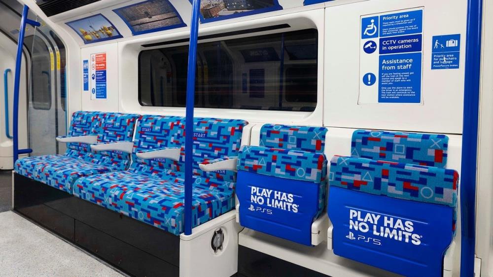 Here's how PlayStation's 30th anniversary London Tube carriage looks