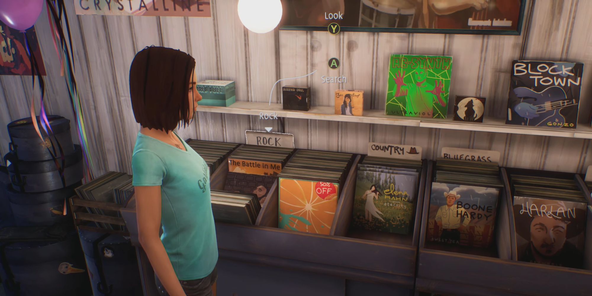 screenshot of the Ghost Album location in Life Is Strange Wavelengths.