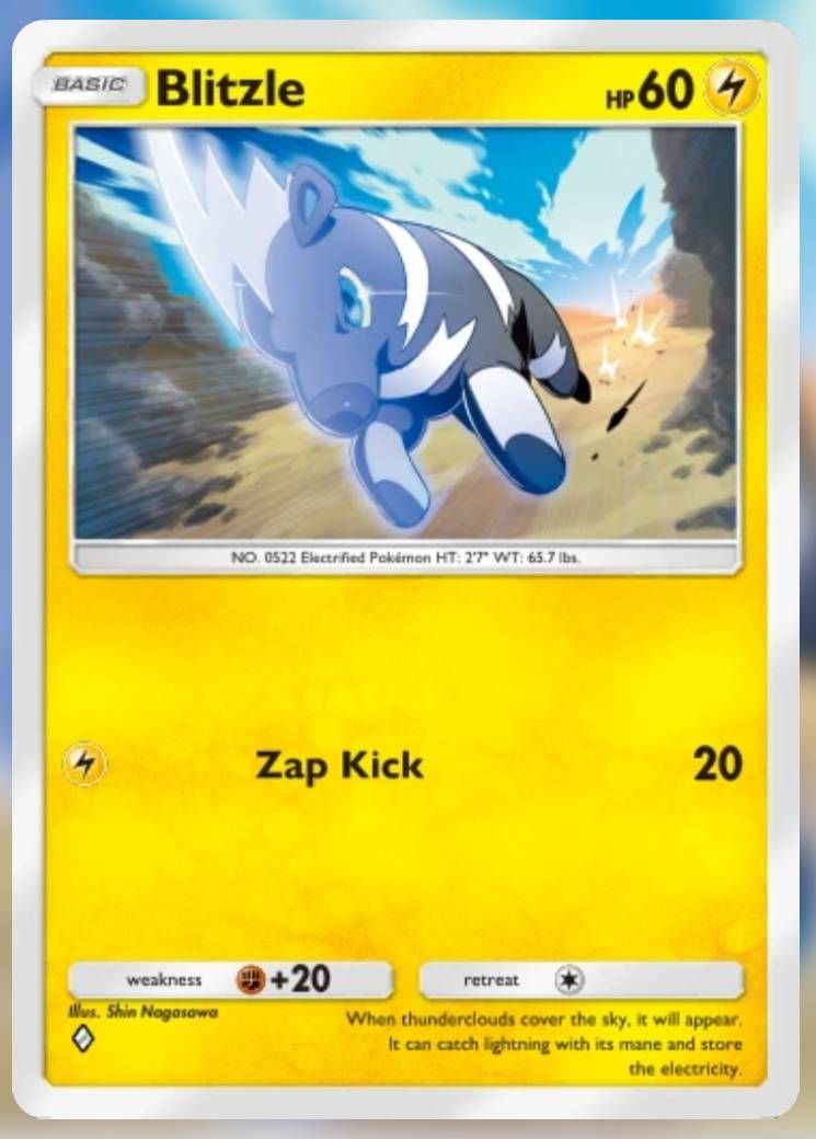 The Blitzle card in Pokemon TCG Pocket.