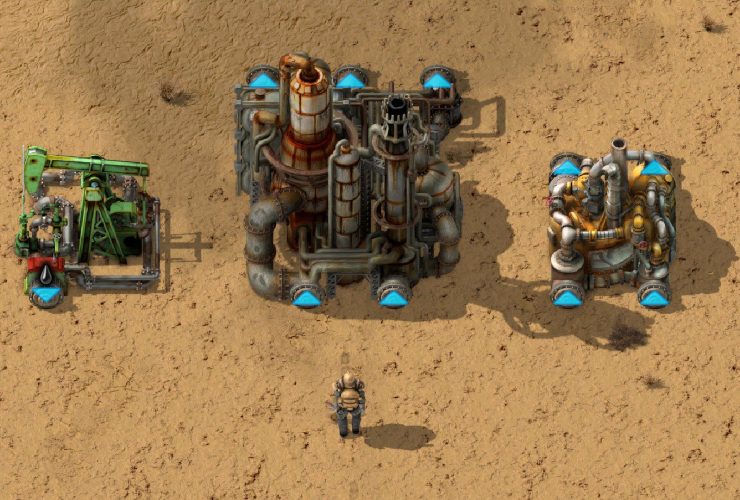 How To Build An Oil Refinery Setup In Factorio