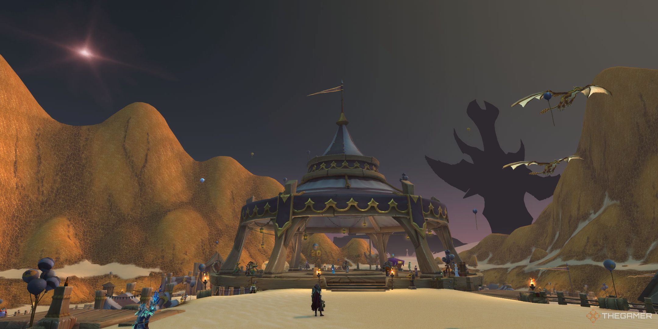 The 20th Anniversary event hub in World of Warcraft: The War Within.