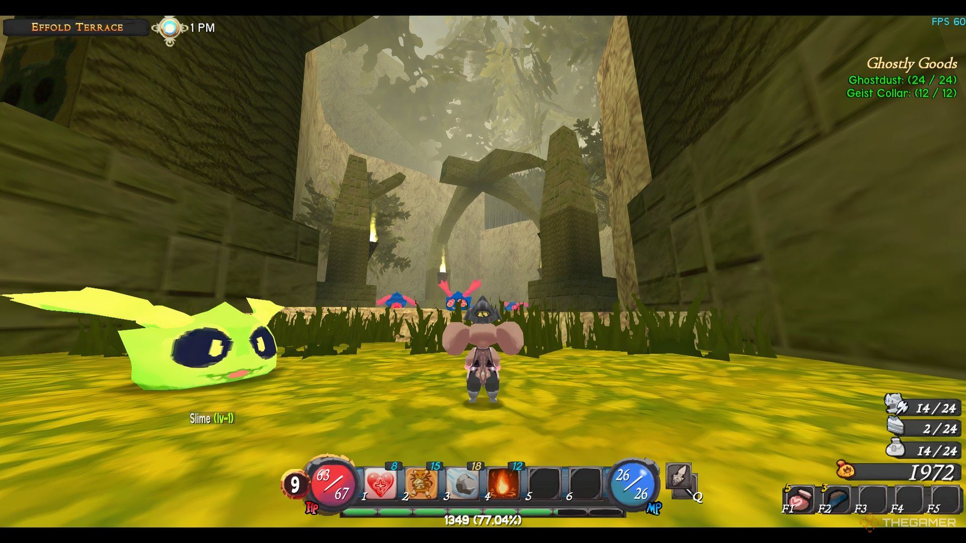 The image shows the area in Effold Terrace where Slime Diva is set to appear in Atlyss.