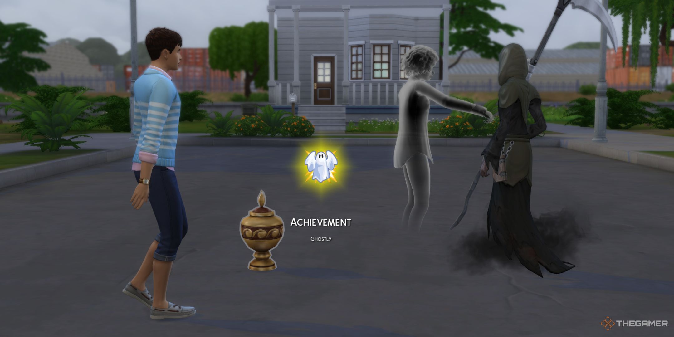 The Sims 4 Sim becomiong a ghost-1