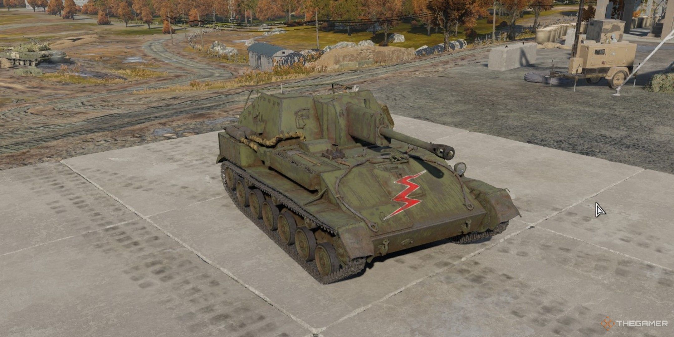 Tank Destroyer base preview in War Thunder.