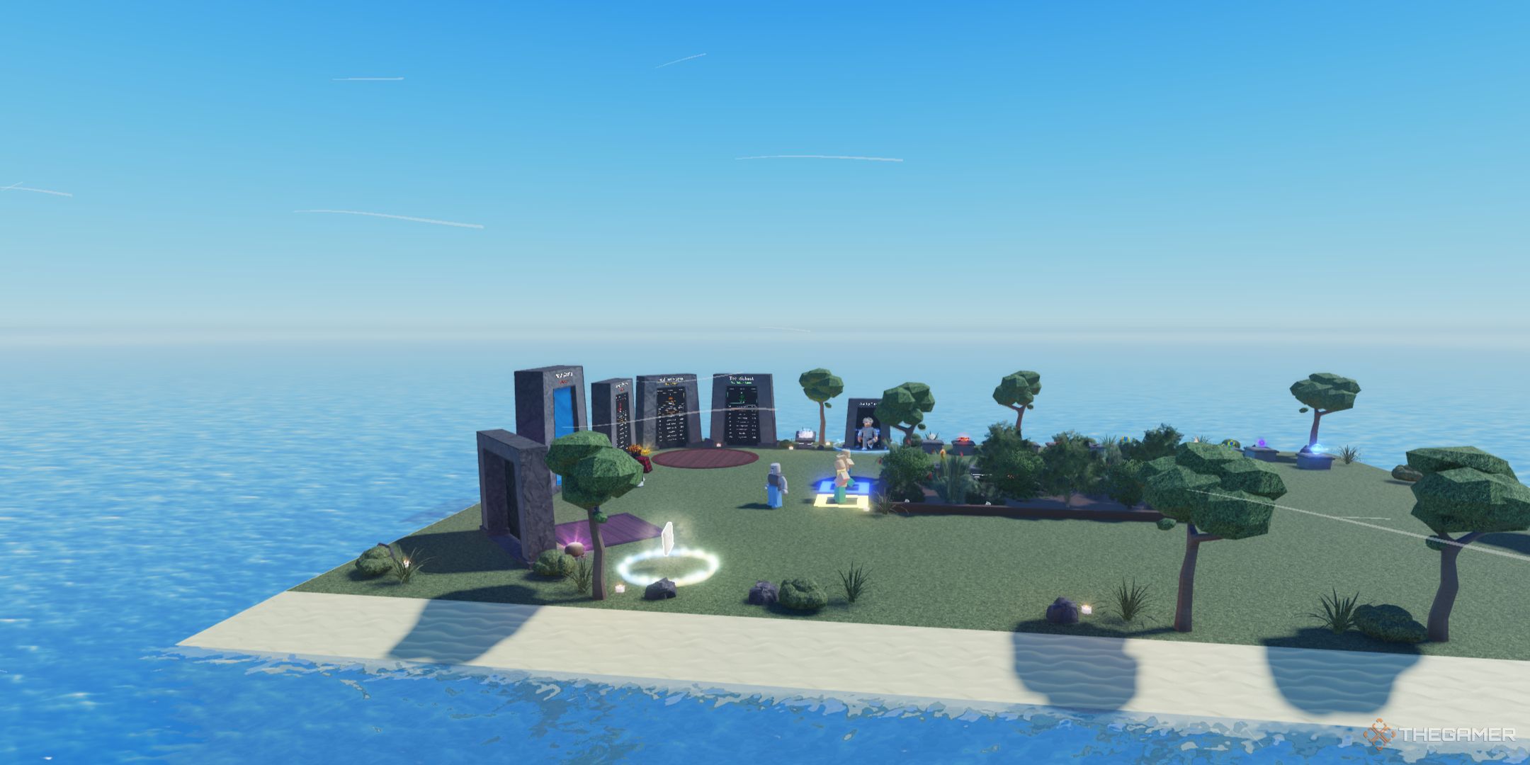 the lobby island in Fight For Survival on Roblox