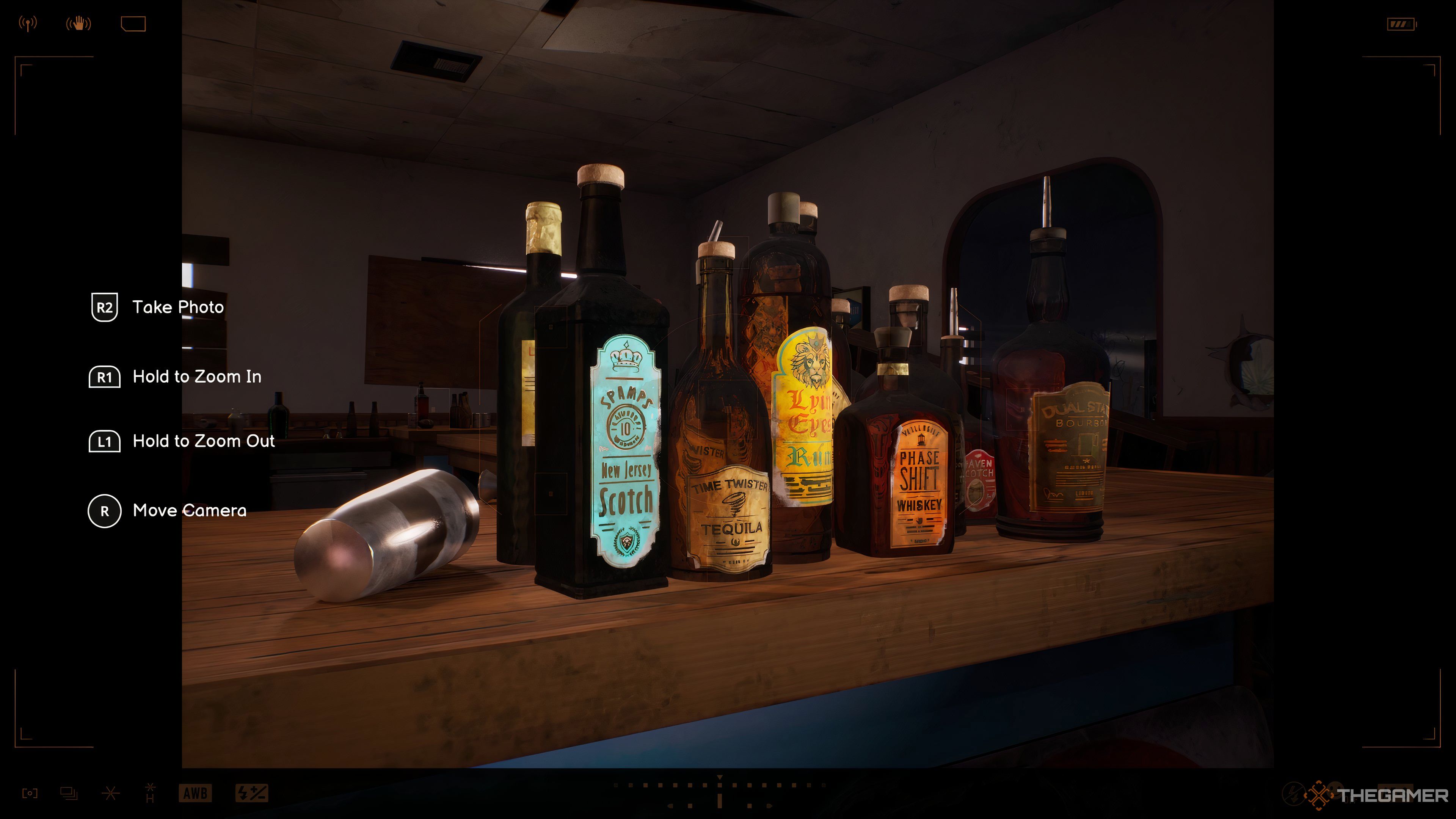 Taking Snapshot Of Bottles At Bowling Alley In Life Is Strange: Double Exposure.