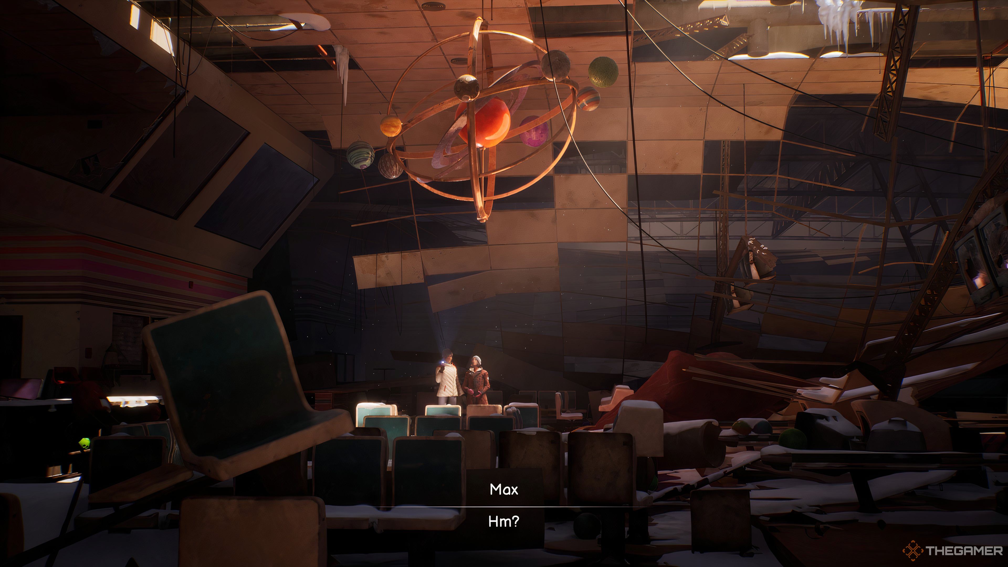 Nebula Mobile Above Safi And Max In Life Is Strange: Double Exposure.