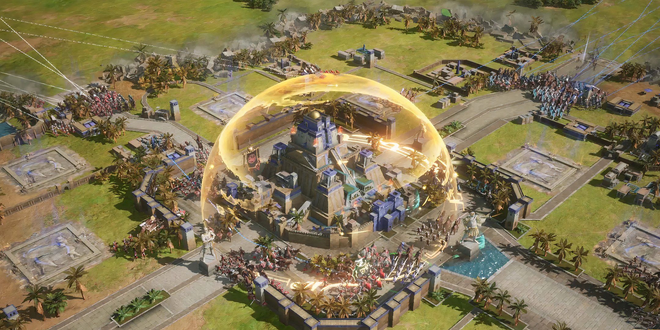 A screenshot from the gameplay of Age Of Empires Mobile