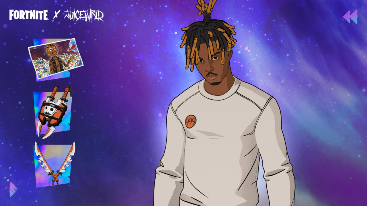 Fortnite players can earn this Juice WRLD skin for free.