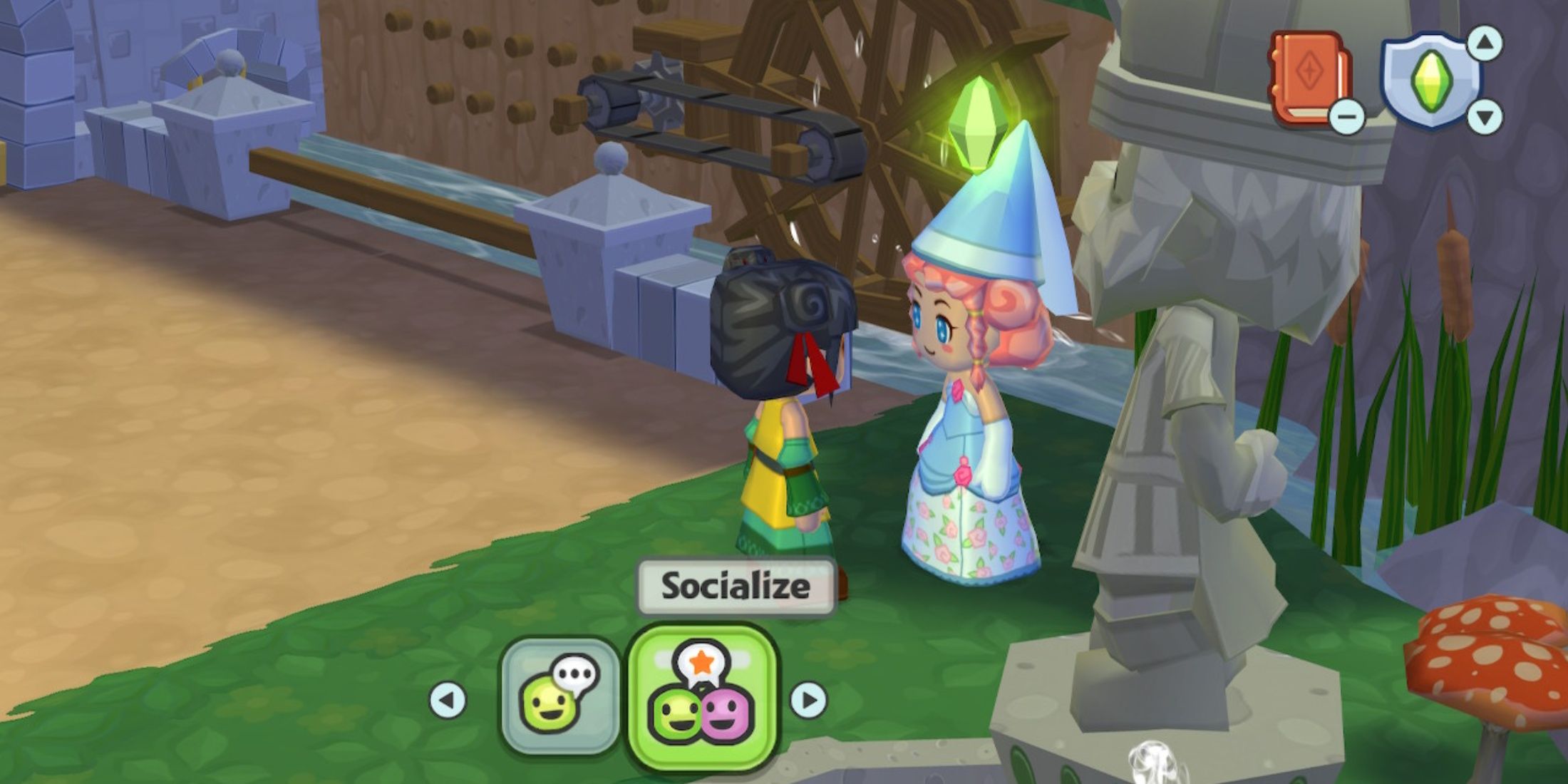 princess butter socialize mysims kingdom