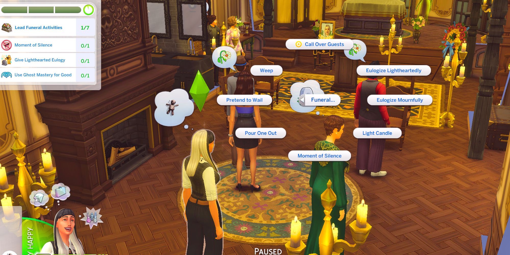 The Sims 4 Life and Death Funeral Activities