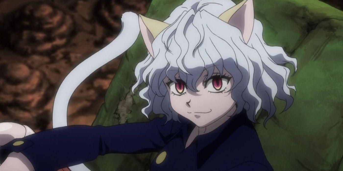 Neferpitou Smiling After Discovering Nen