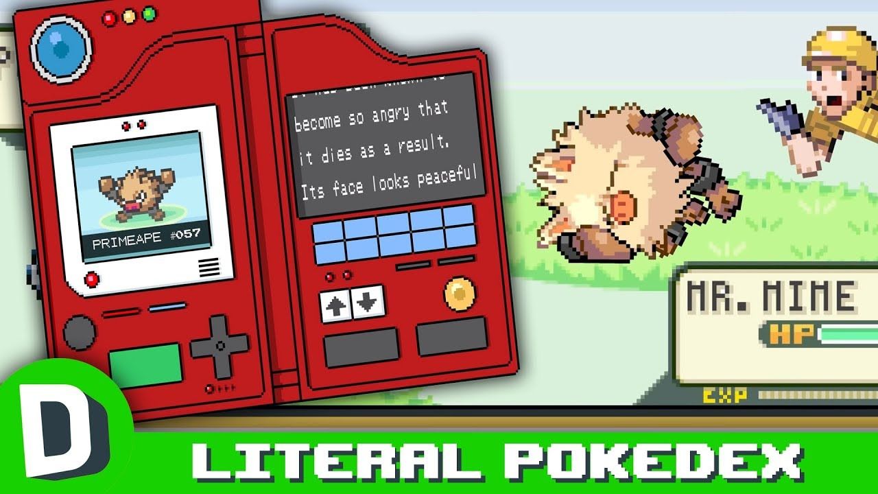 If Pokdex Entries Were EXTREMELY Literal