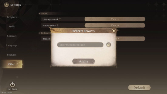 How to redeem codes in Infinity Nikki