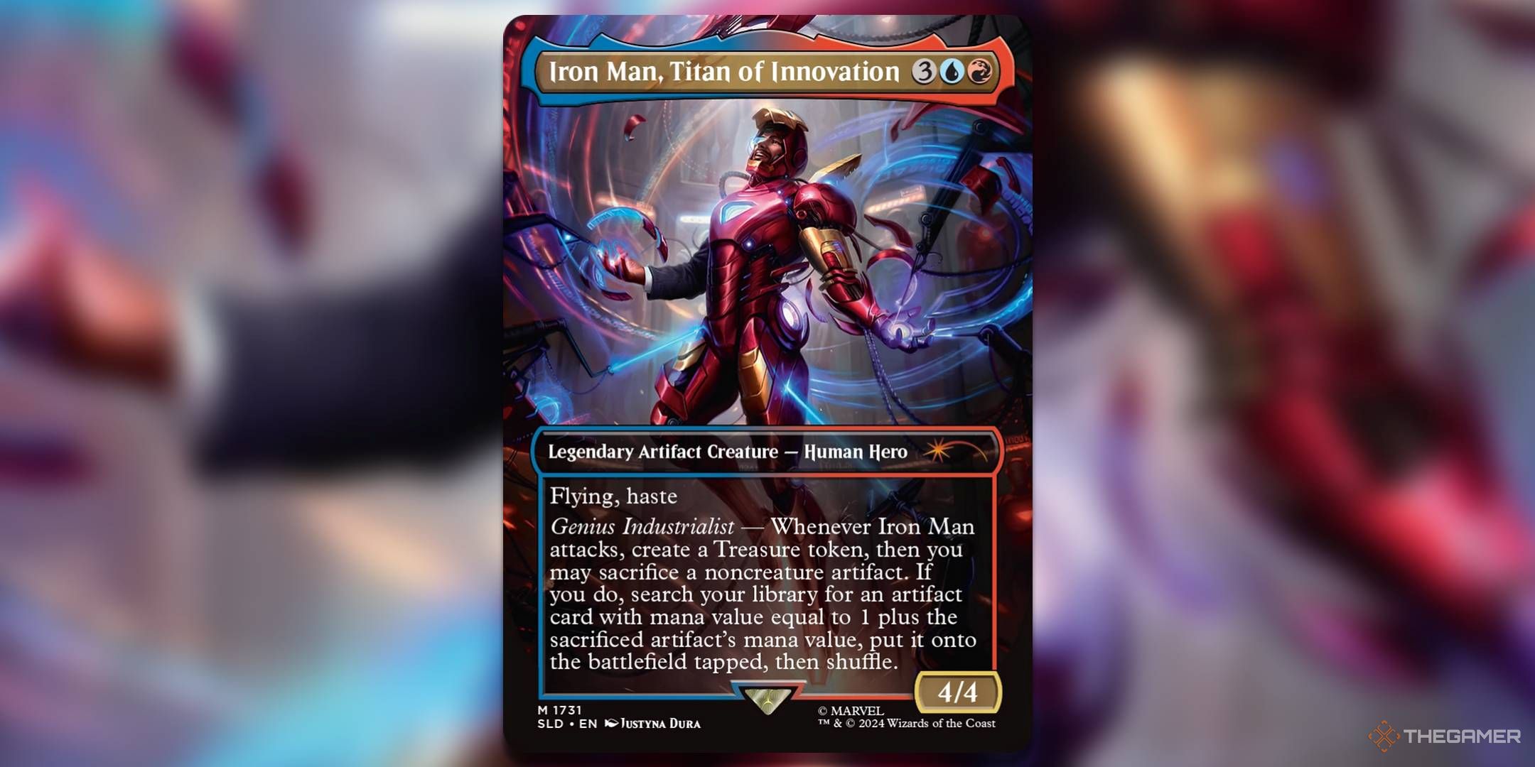 Image of Iron Man, Titan of Innovation card.