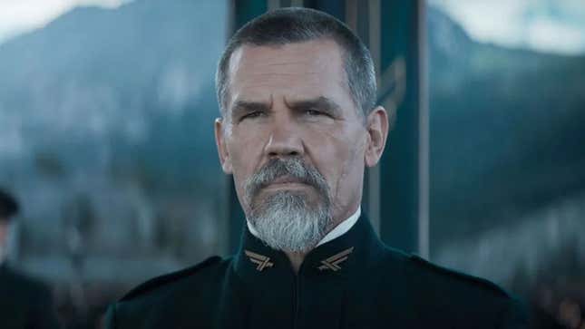 Josh Brolin starring menancingly