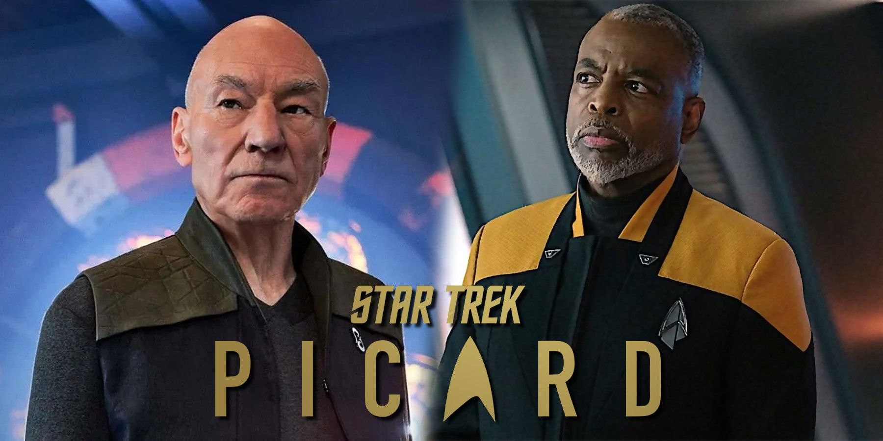 Star Trek Picard Sir Patrick Stewart Geordi La Forge LeVar Burton