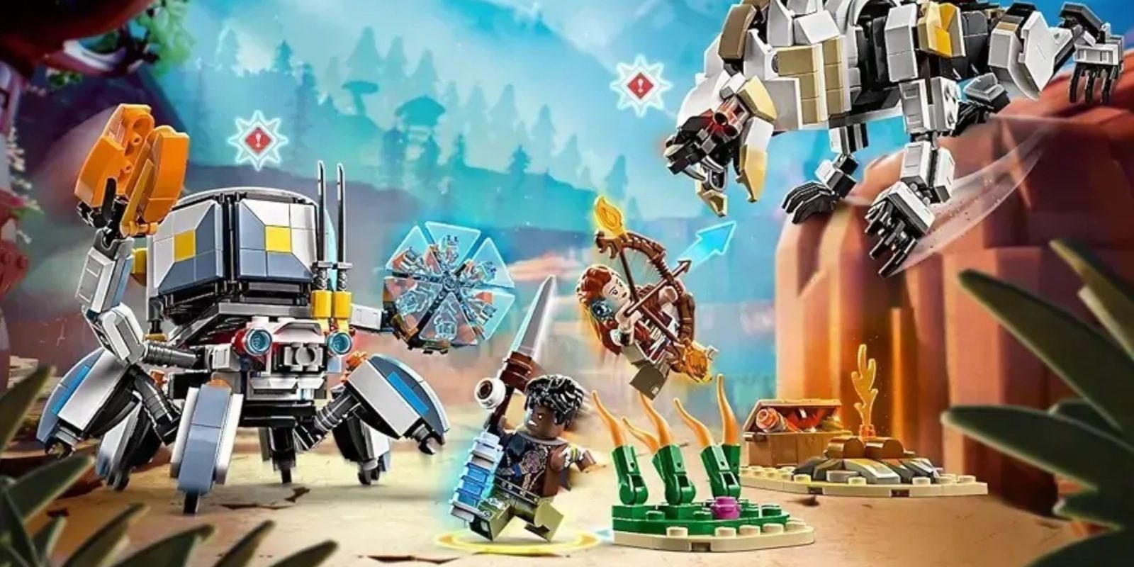 Lego Horizon Set Will Include Sawtooth, Shell-Walker, And Minifigures