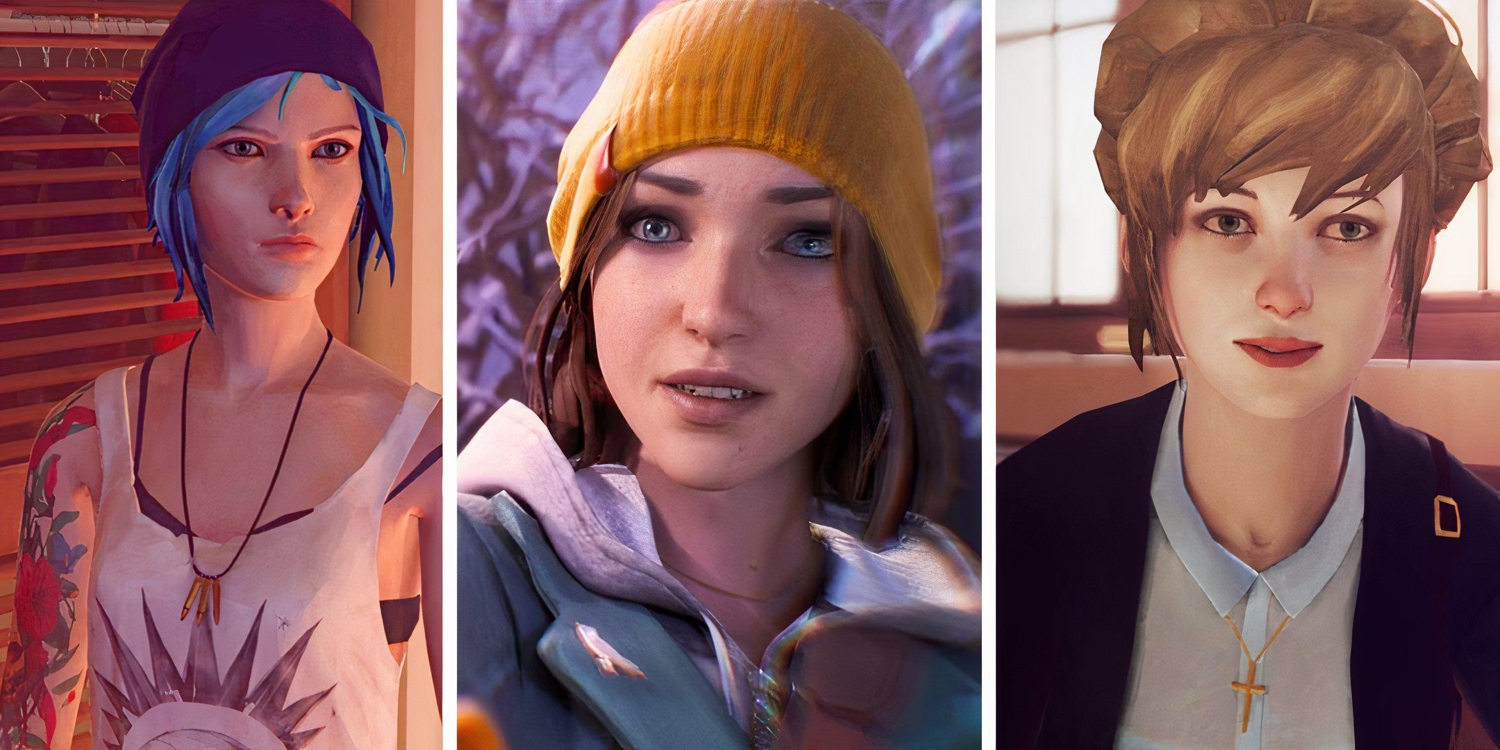 Chloe, Max, and Kate from the Life is Strange Franchise