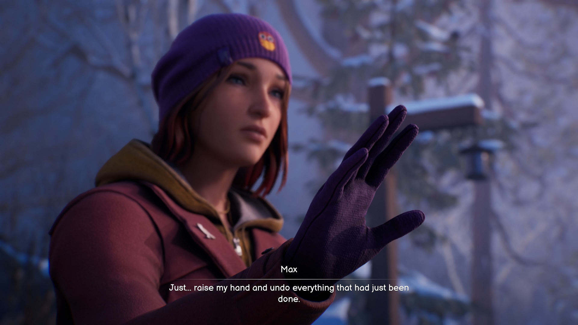 Life is Strange Double Exposure screenshot shows Max talking about her Rewind power