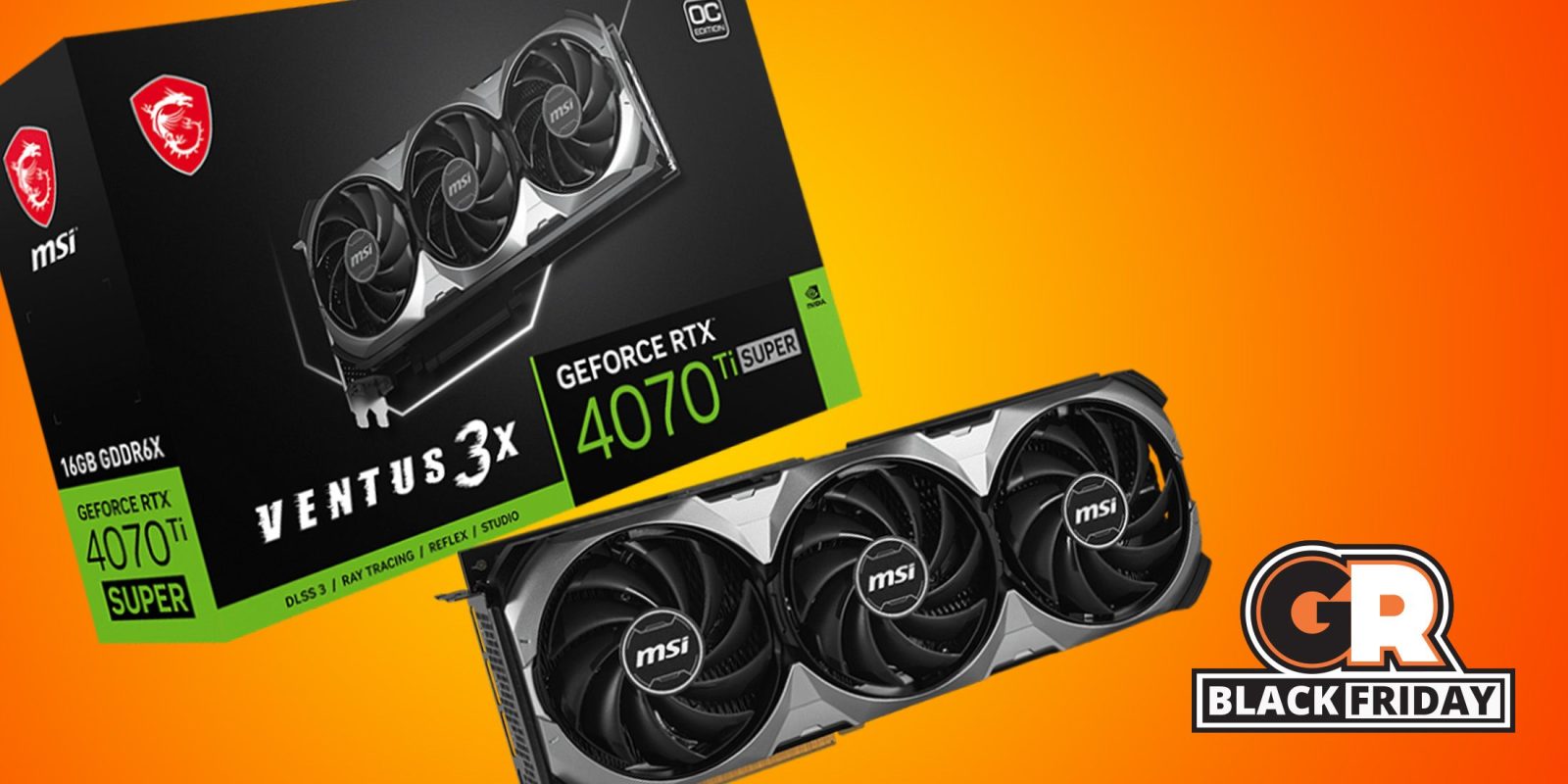 MSI's GeForce RTX 4070 Ti Super Ventus 3X Gets $100 Discount