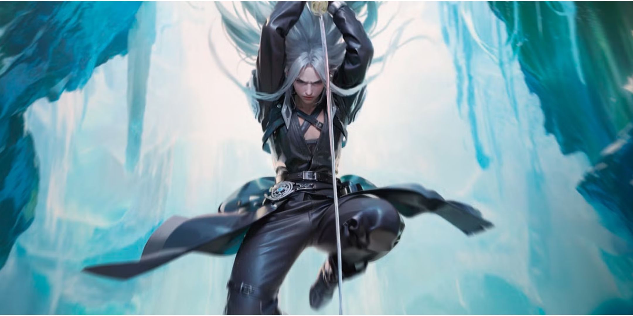 Magic: The Gathering's Sephiroth card for the Final Fantasy Universes Beyond set.