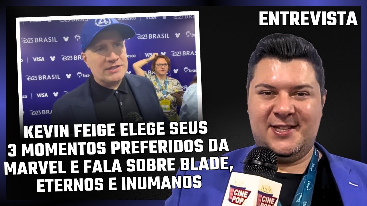 Kevin Feige elege seus 3 momentos preferidos da Marvel e fala sobre Blade, Eternos e Inumanos - YouTube