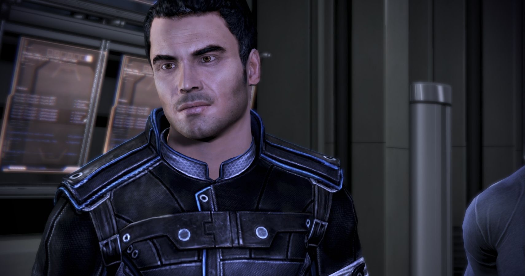 Kaidan on board the Normandy in Mass Effect