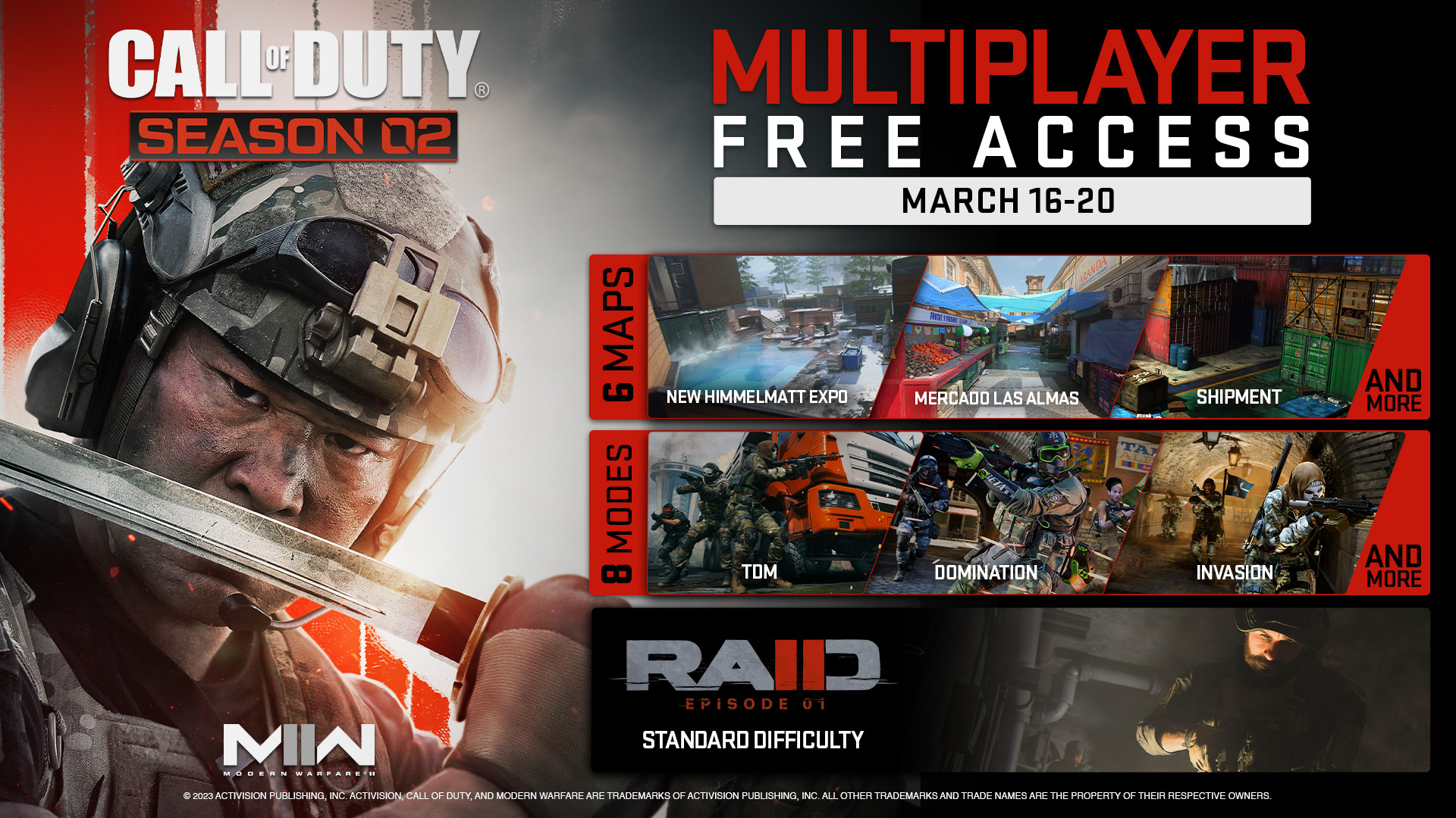 Modern Warfare® II Five-Day Free Access