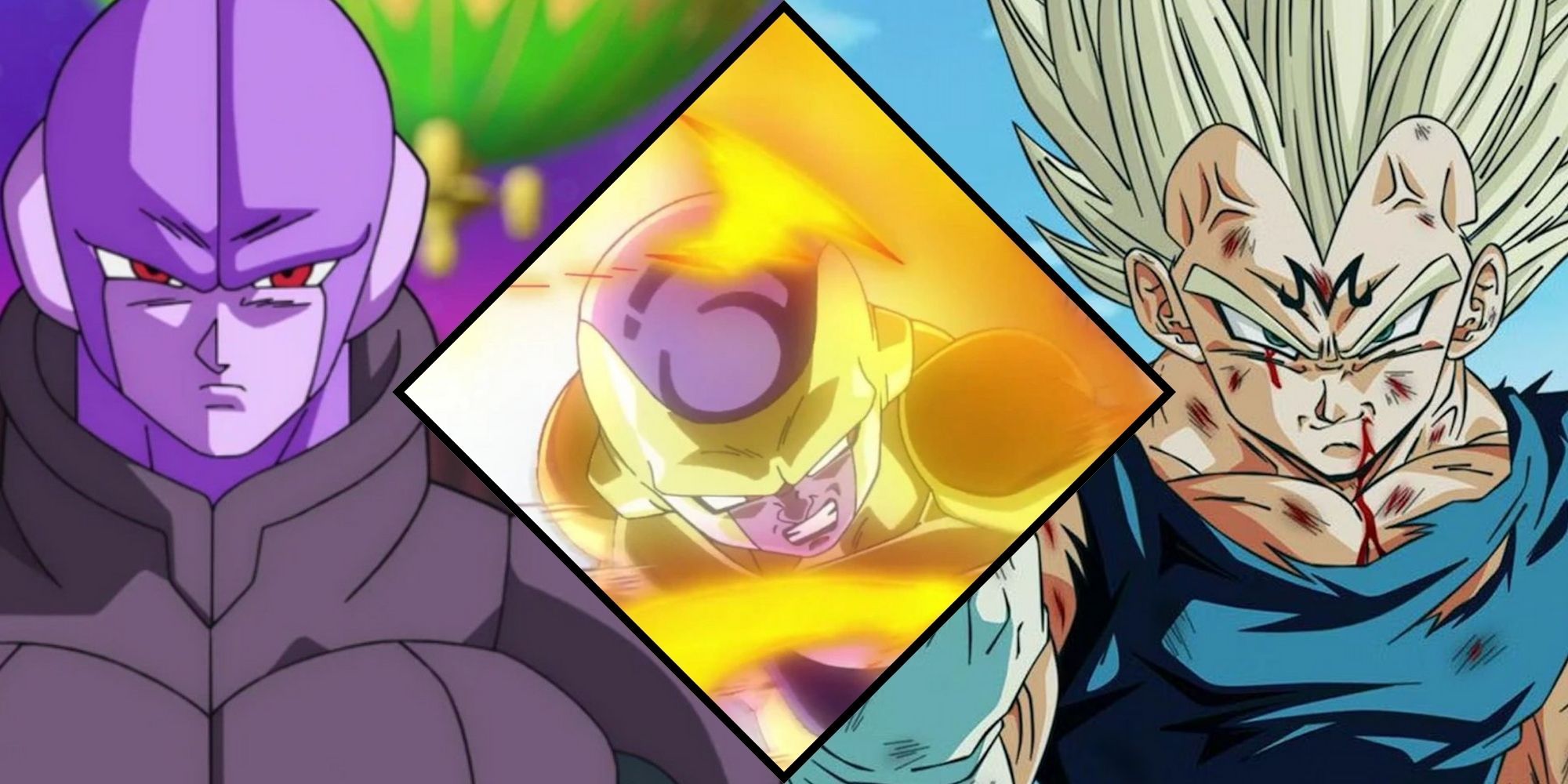 Hit,Golden Frieza, Majin Vegeta