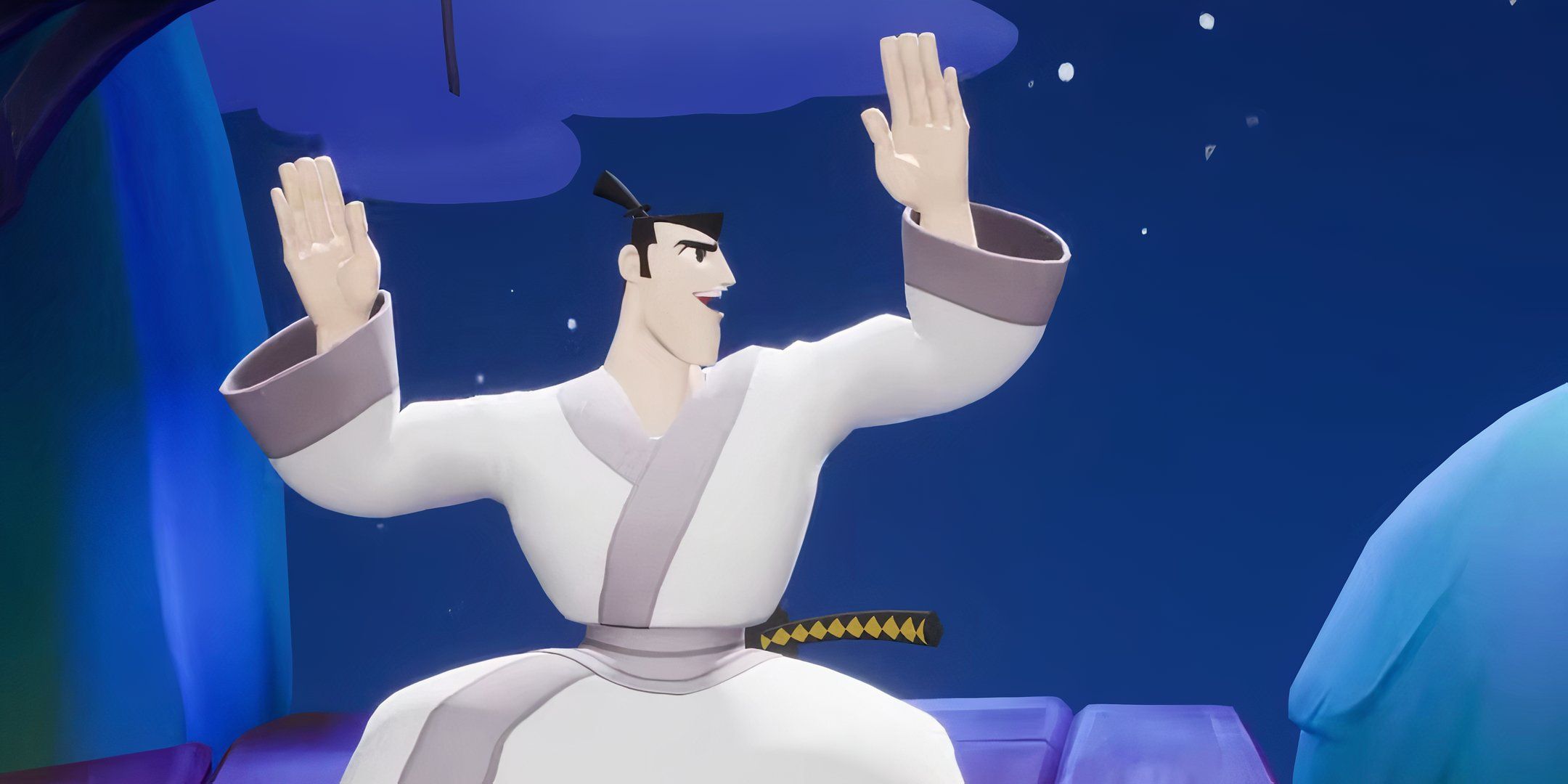 Samurai Jack dancing in MultiVersus Season 2.