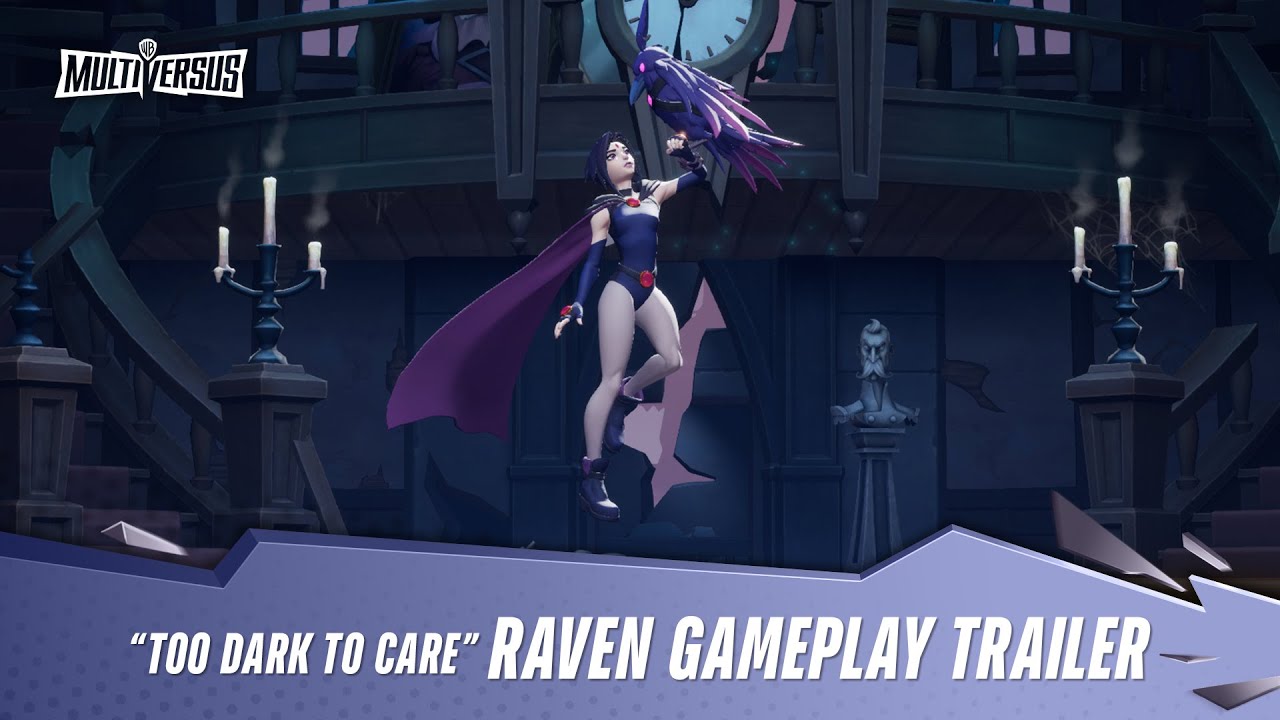 MultiVersus - Official Raven “Too Dark to Care” Gameplay Trailer - YouTube