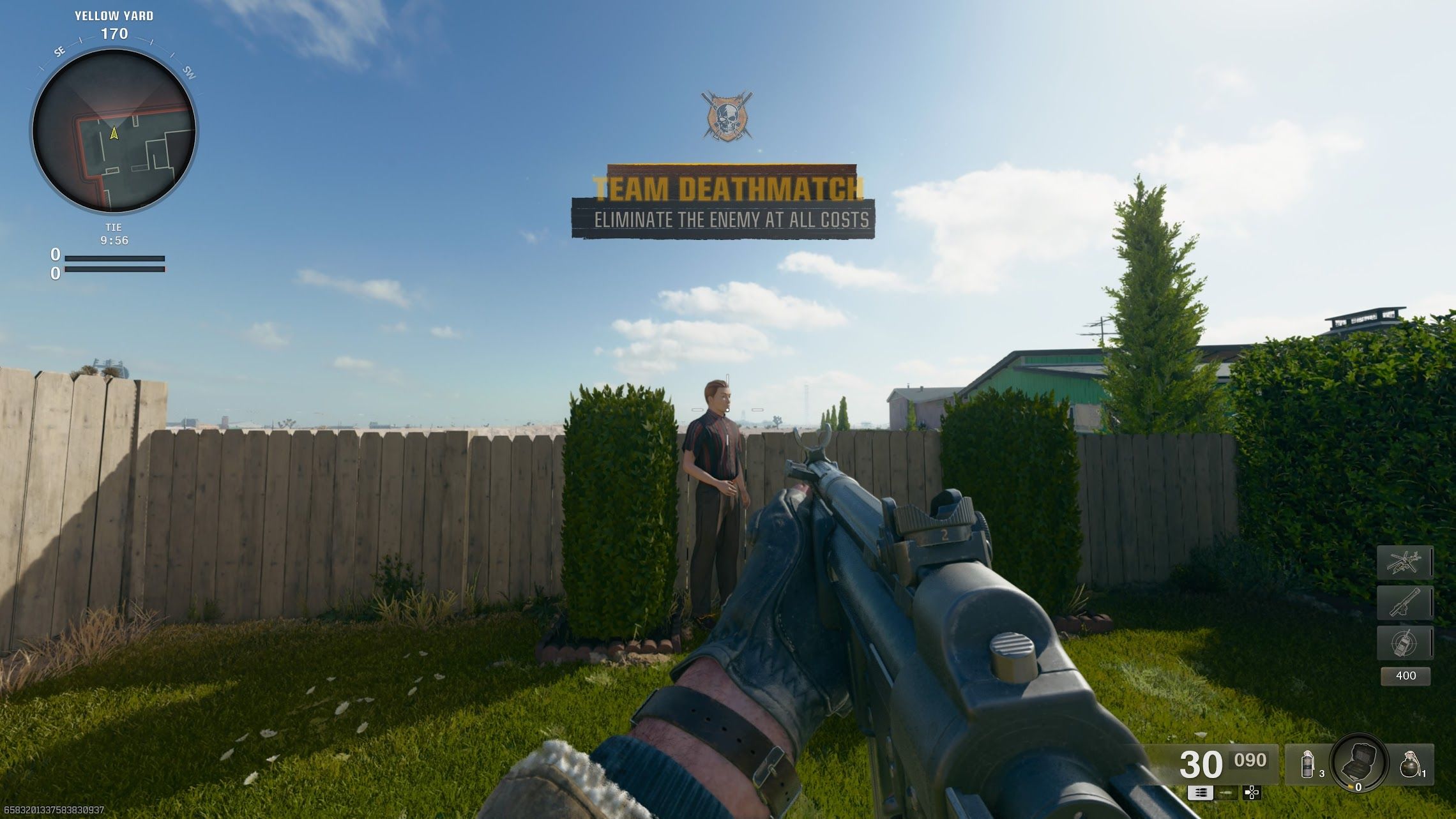 Player is standing in front of a mannequin - bo6