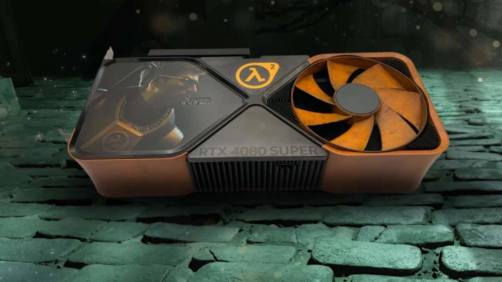 Nvidia is giving away a custom Half-Life 2 RTX 4080 Super to celebrate the HL2 RTX announcement