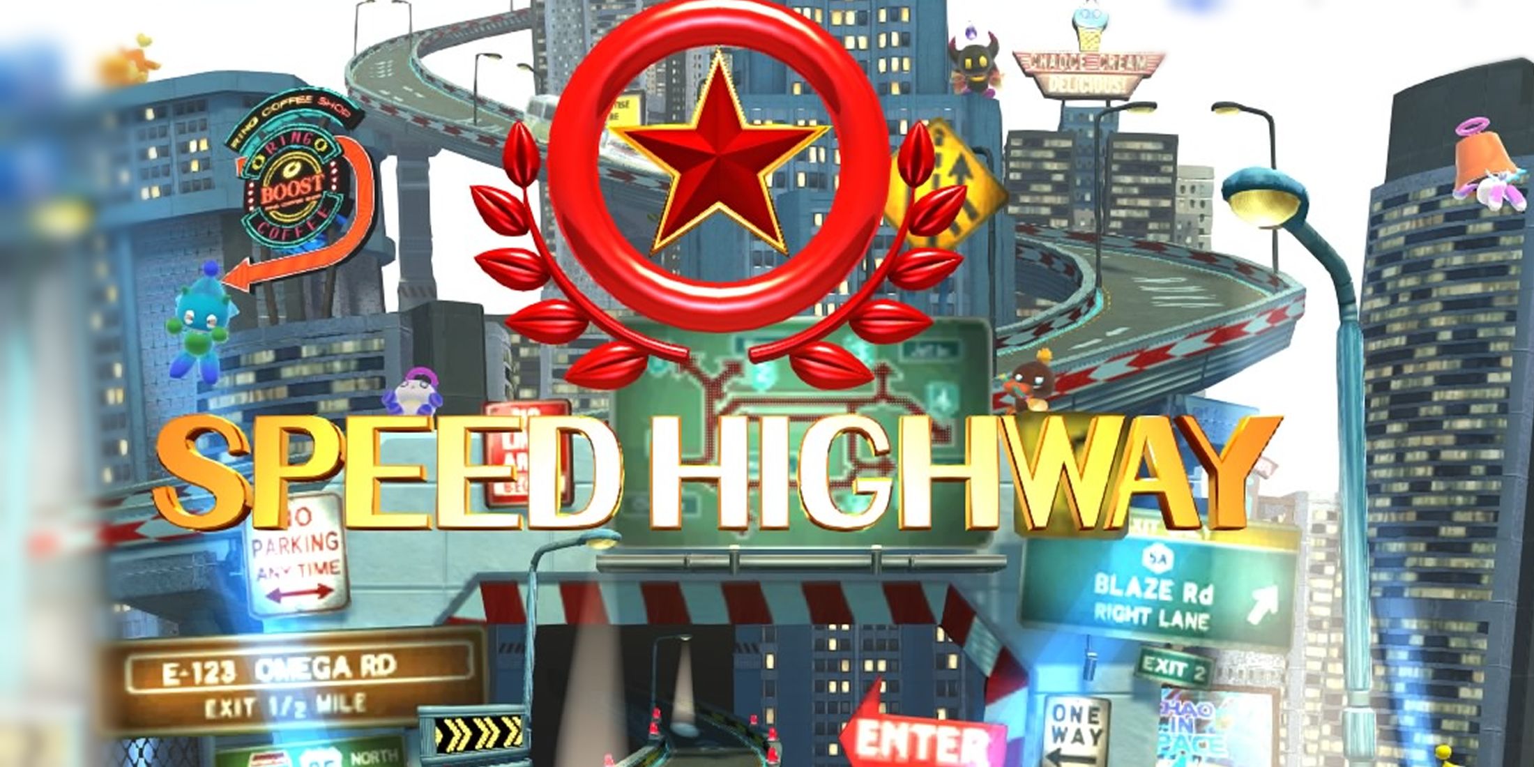 Speed-highway-Sonic-Generations-All-Chao-All-Red-Star-Rings