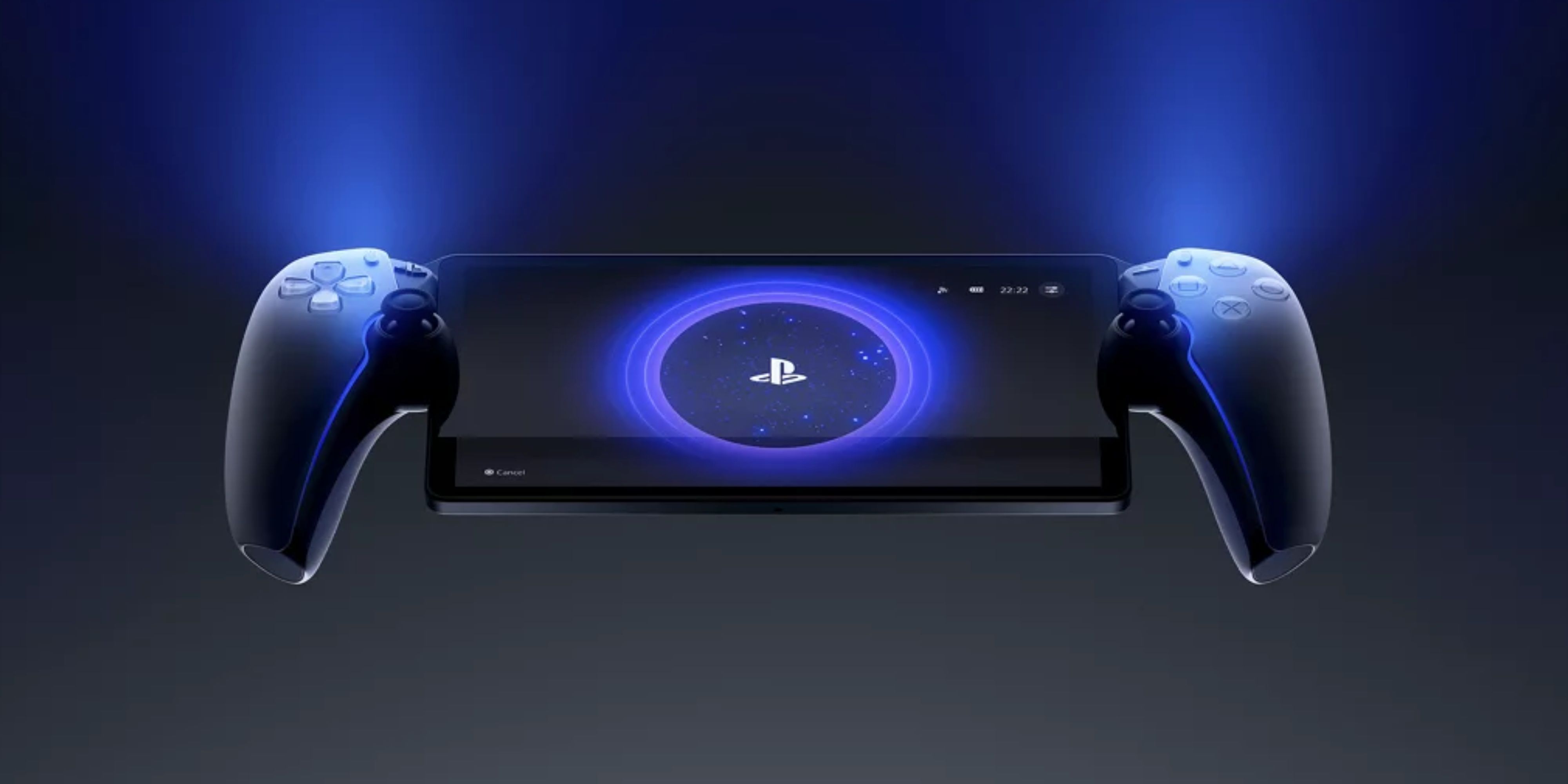 playstation portal glowing.