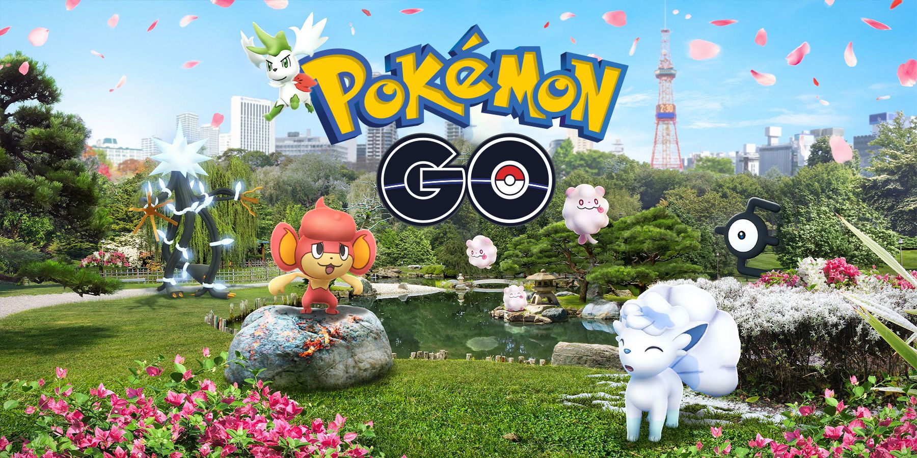 Pokemon GO Fest 2022 Sapporo key art edit with game logo