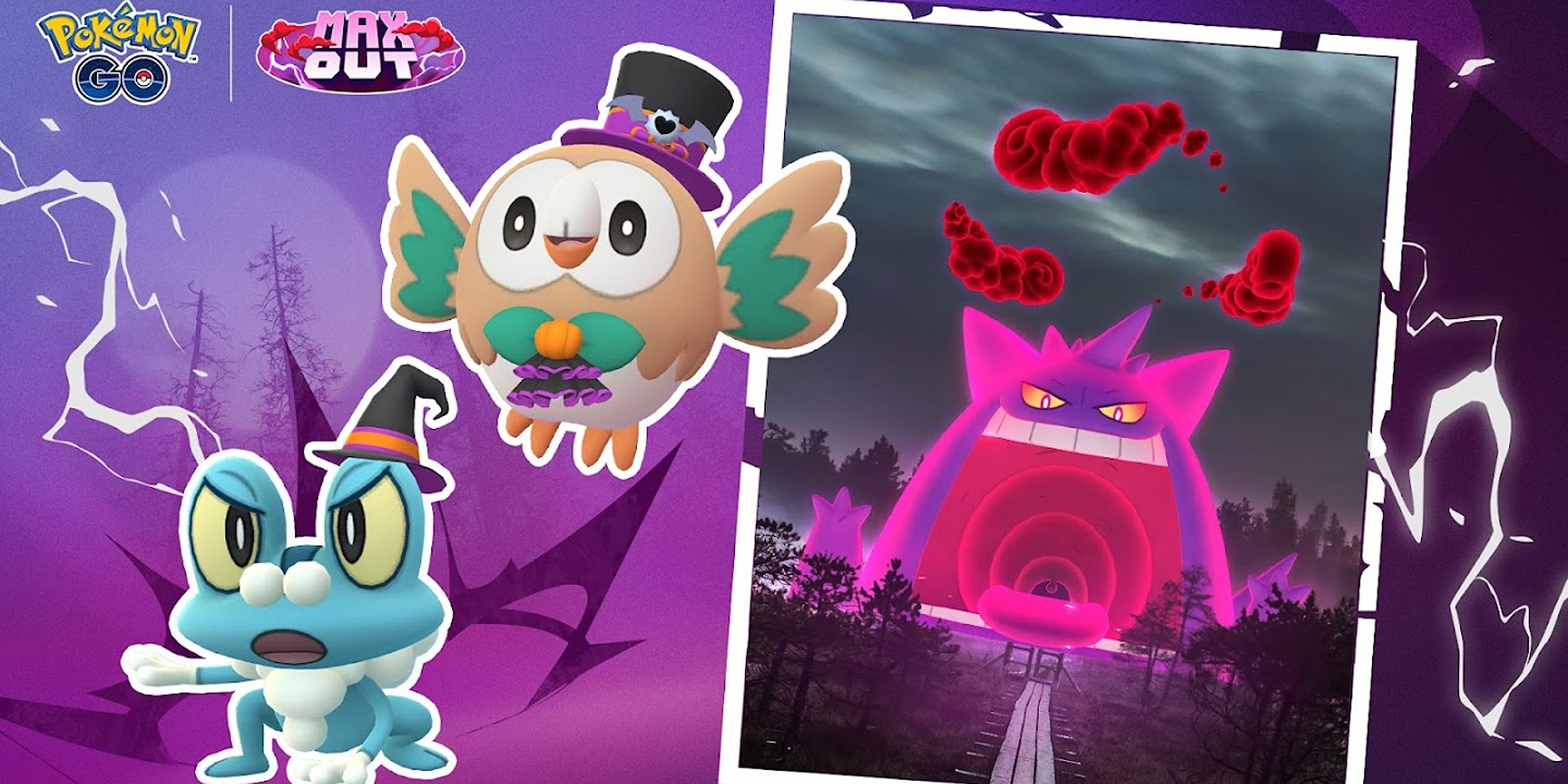 pokemon go halloween event 2024 rowlet froakie