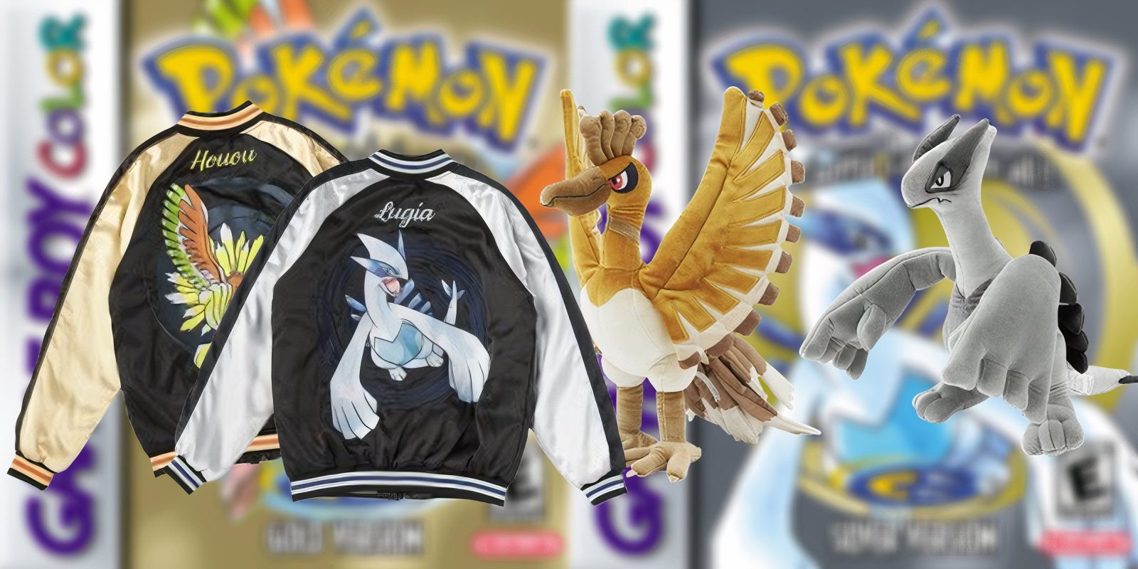 Pokemon Reveals Gold & Silver 25th Anniversary Merch Range